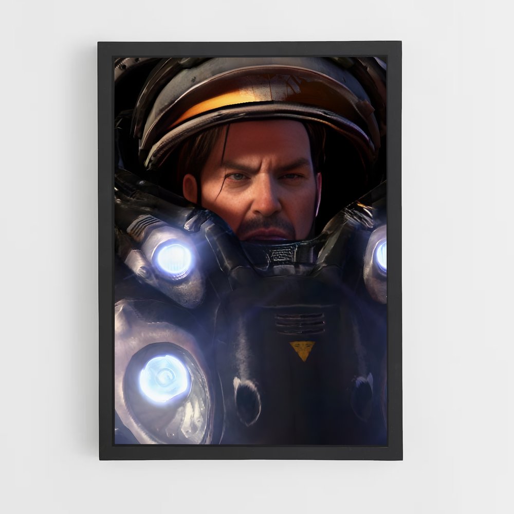 Poster Vision de Jim Raynor – affiche Starcraft (vue 2)